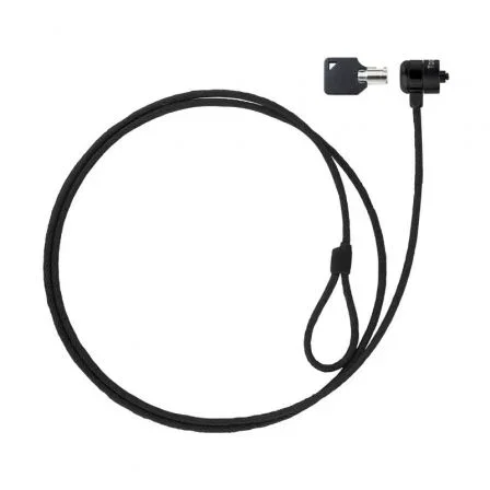 Tooq Cable de Seguridad T-LOCK con Llave, 1.5 metros, Gris Oscuro